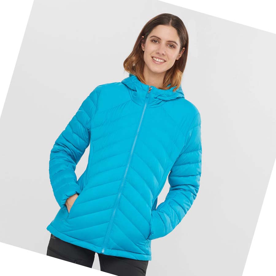 Chaquetas Salomon ESSENTIAL XWARM DOWN INSULATED Mujer Azules | MX 2447WNB